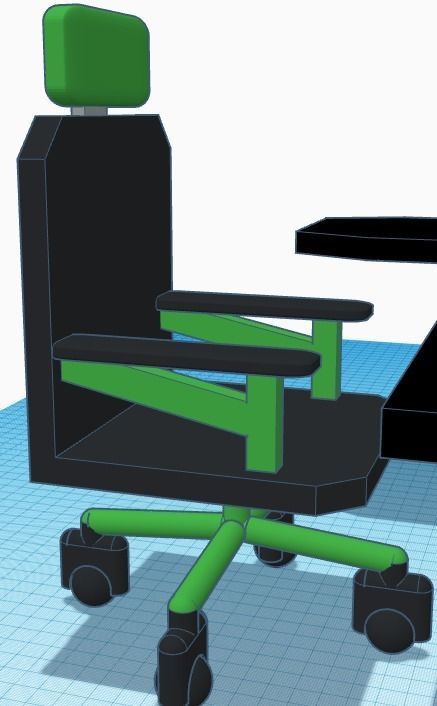Gaming Setup  3D print model_5