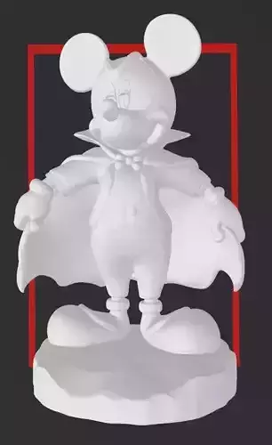Mickey Mouse - Halloween Vampire Costume - 3D PRINT MODEL 3D print model
