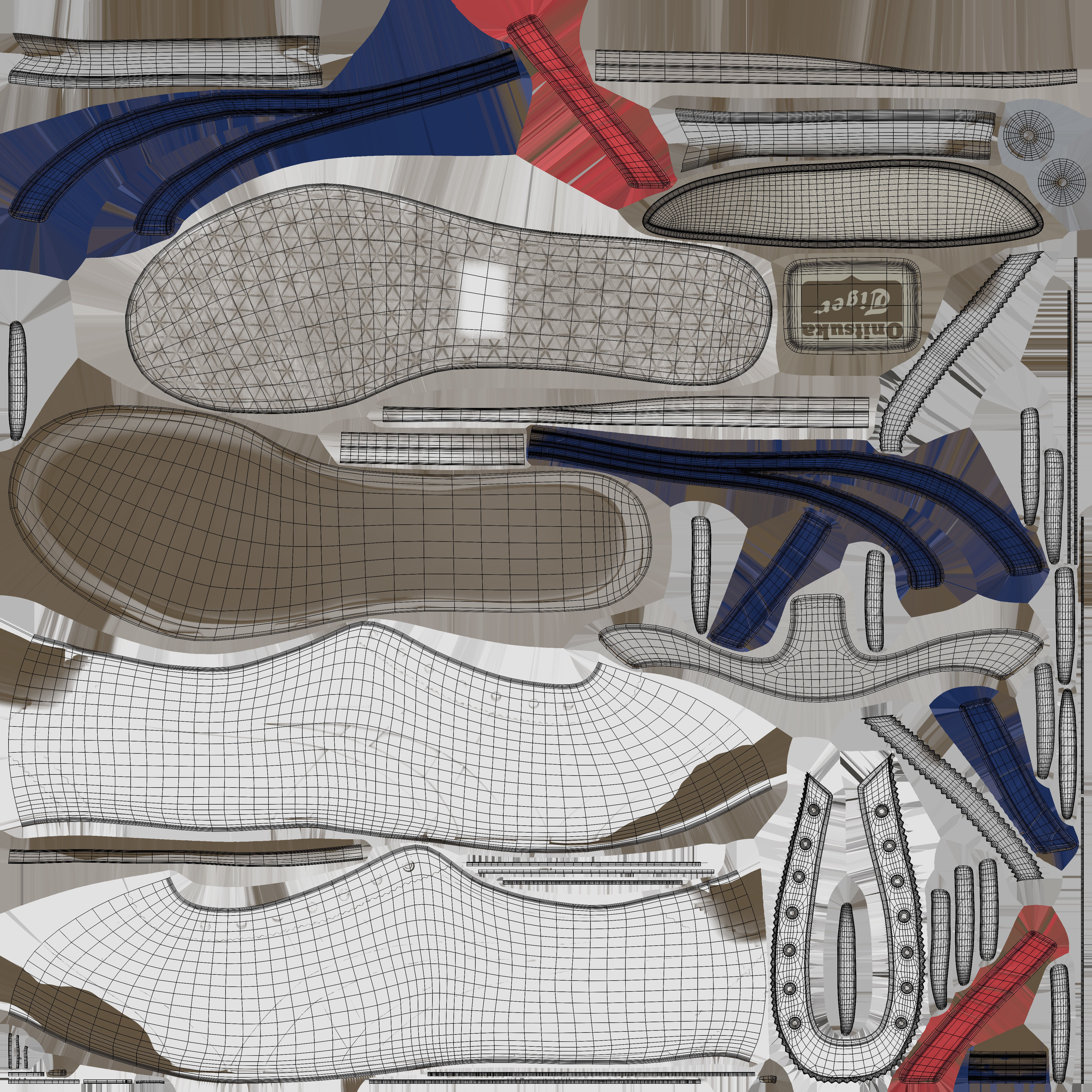 Asics Onitsuka Tiger Mexico66  3D model_33