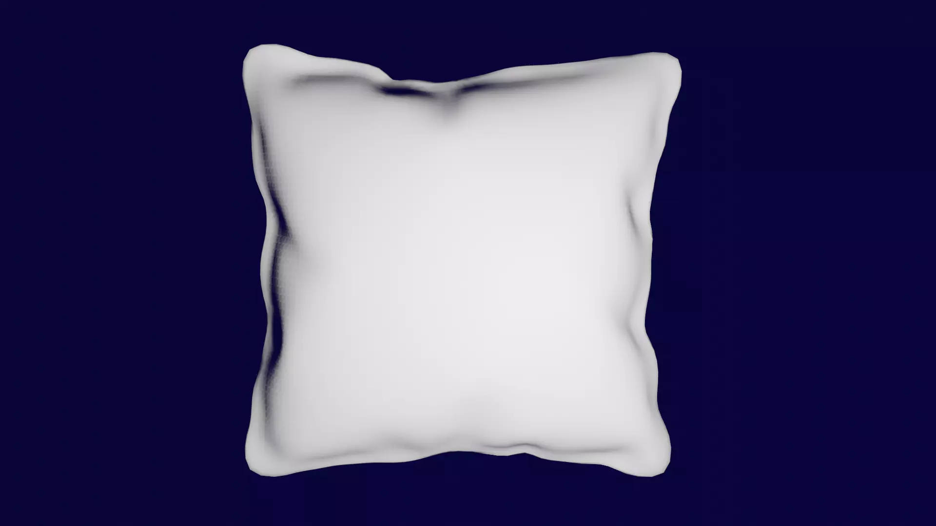 Pillow white Free 3D model_0
