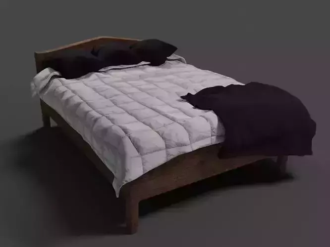 Wooden Bed