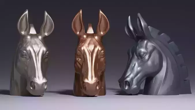 Horse Head 3D print model