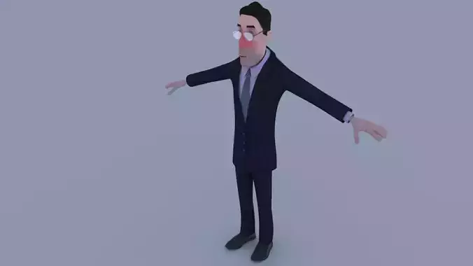 bob- rigged character- with texture