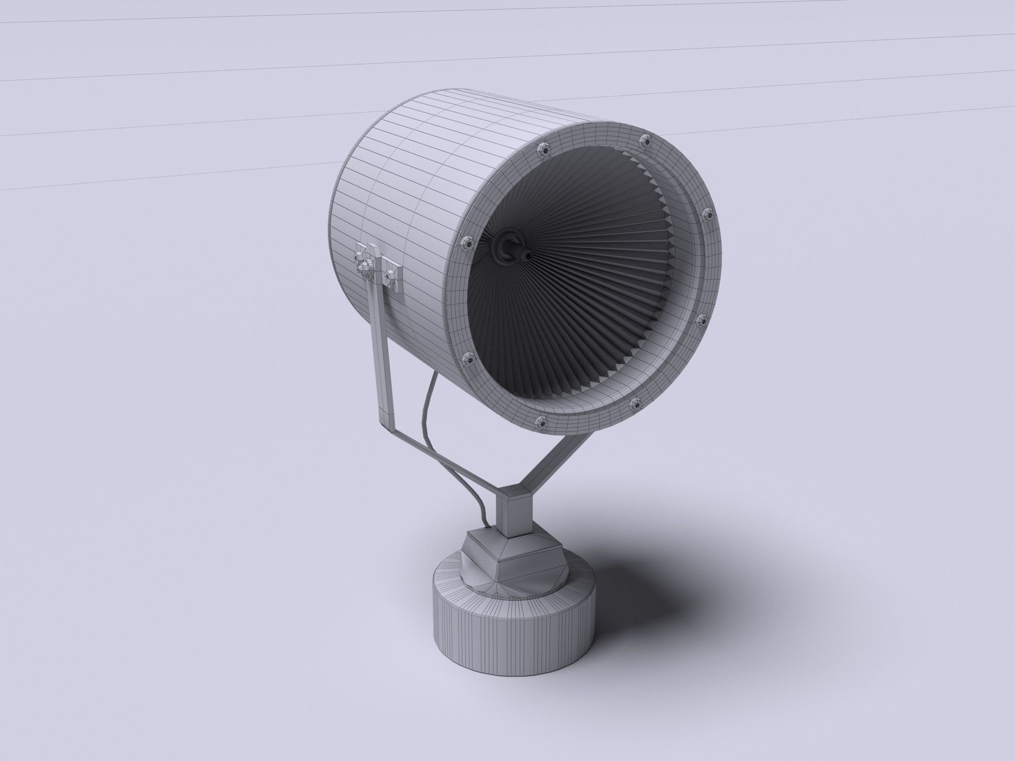 3D model of the searchlight 3D model_14