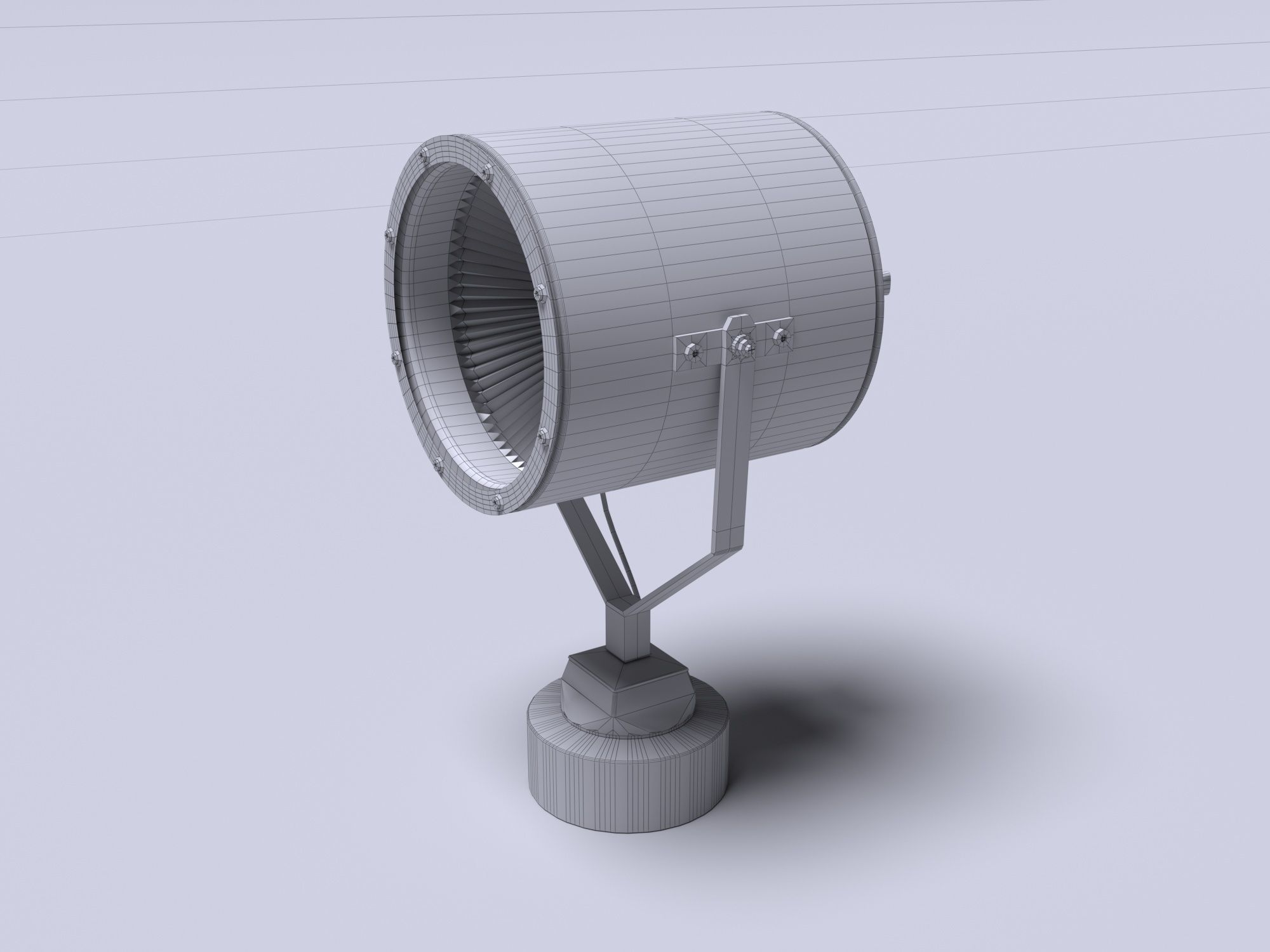3D model of the searchlight 3D model_11