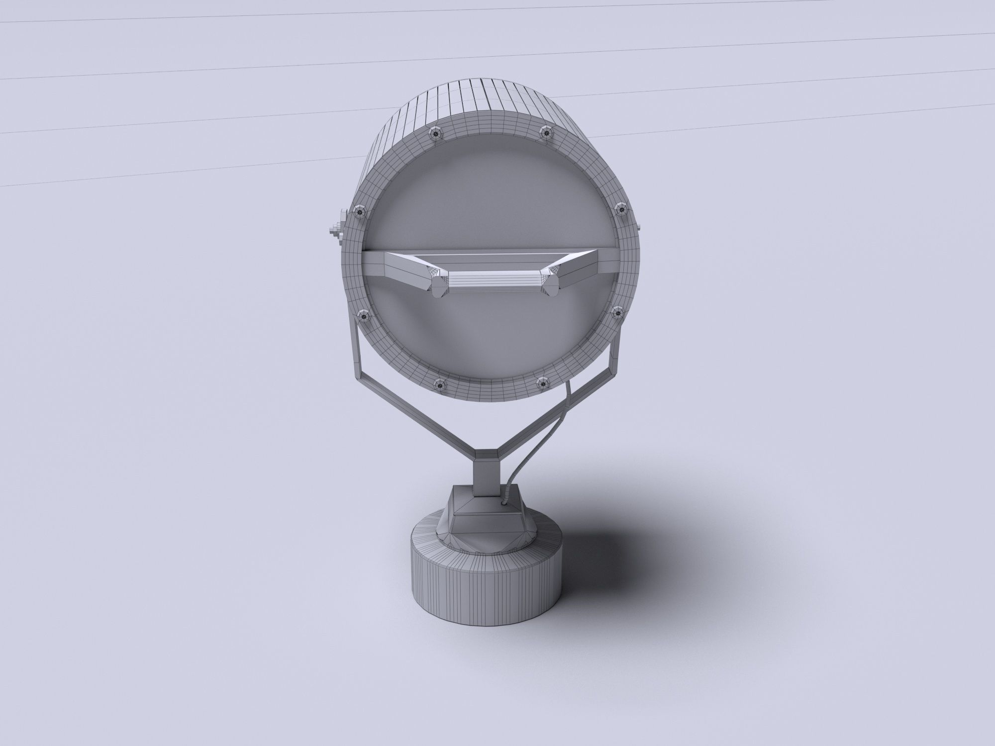 3D model of the searchlight 3D model_17