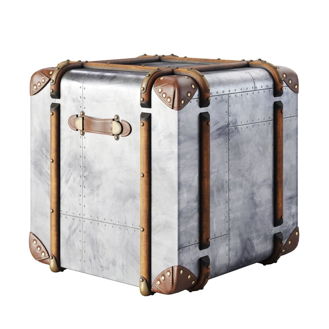 RH Richards Trunk 2-Drawer Cube 3D model_4