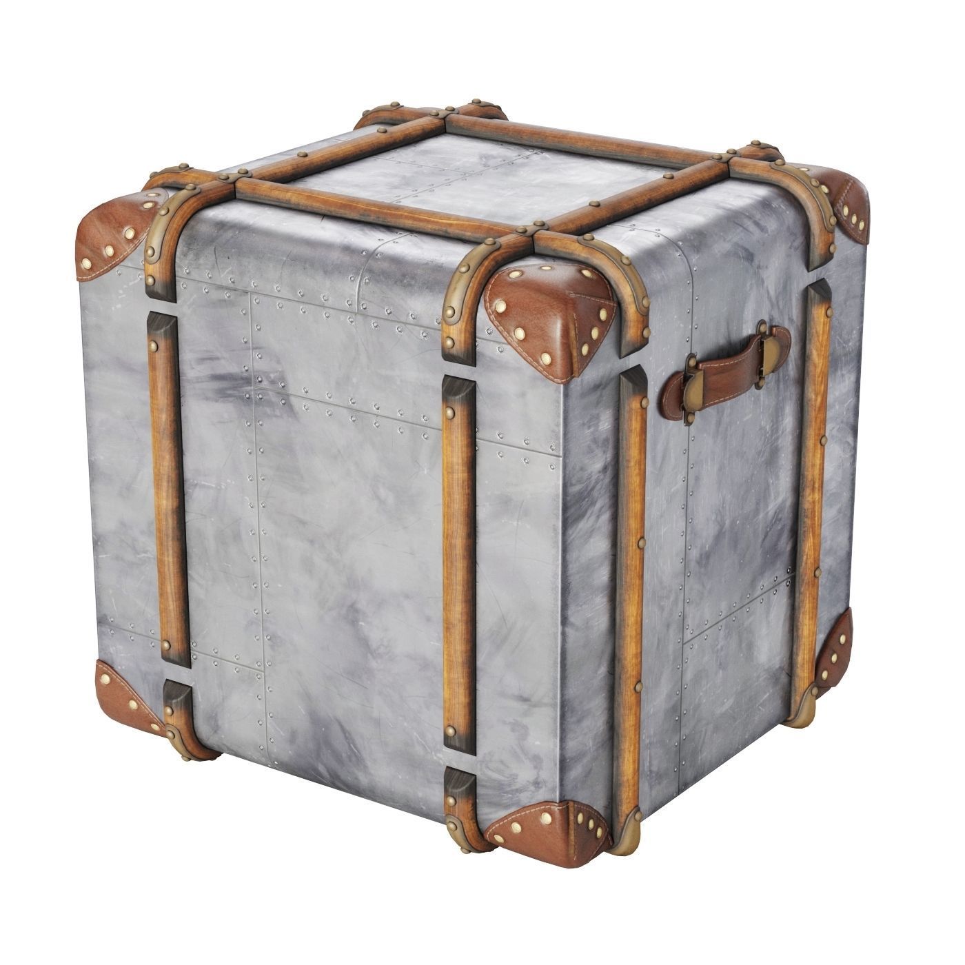 RH Richards Trunk 2-Drawer Cube 3D model_3