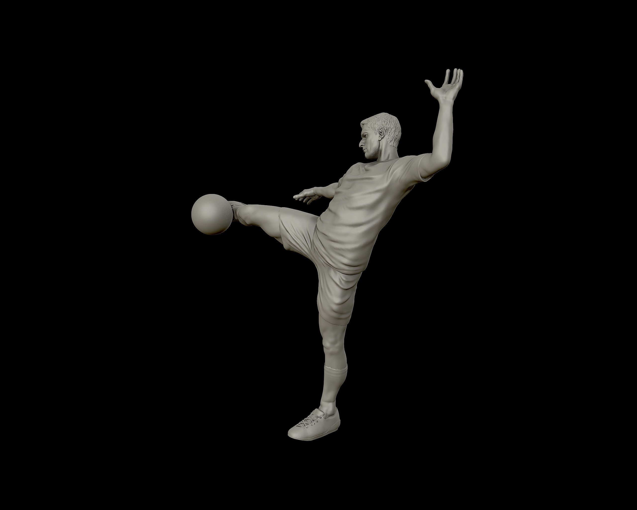 Luis Suarez 3D Model for 3D printing 3D print model_12