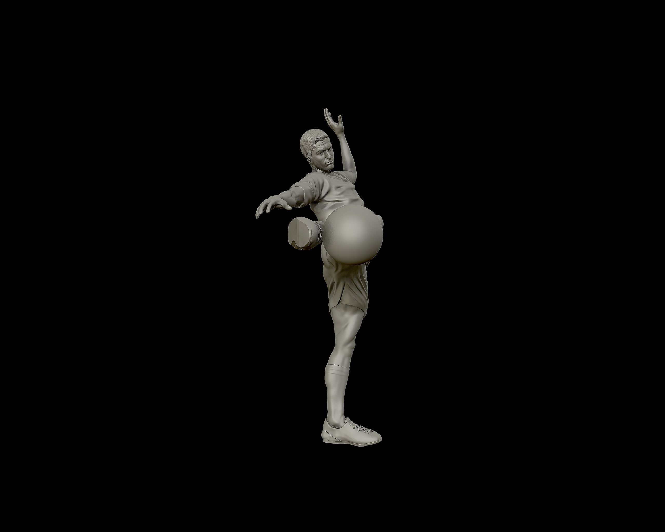 Luis Suarez 3D Model for 3D printing 3D print model_21