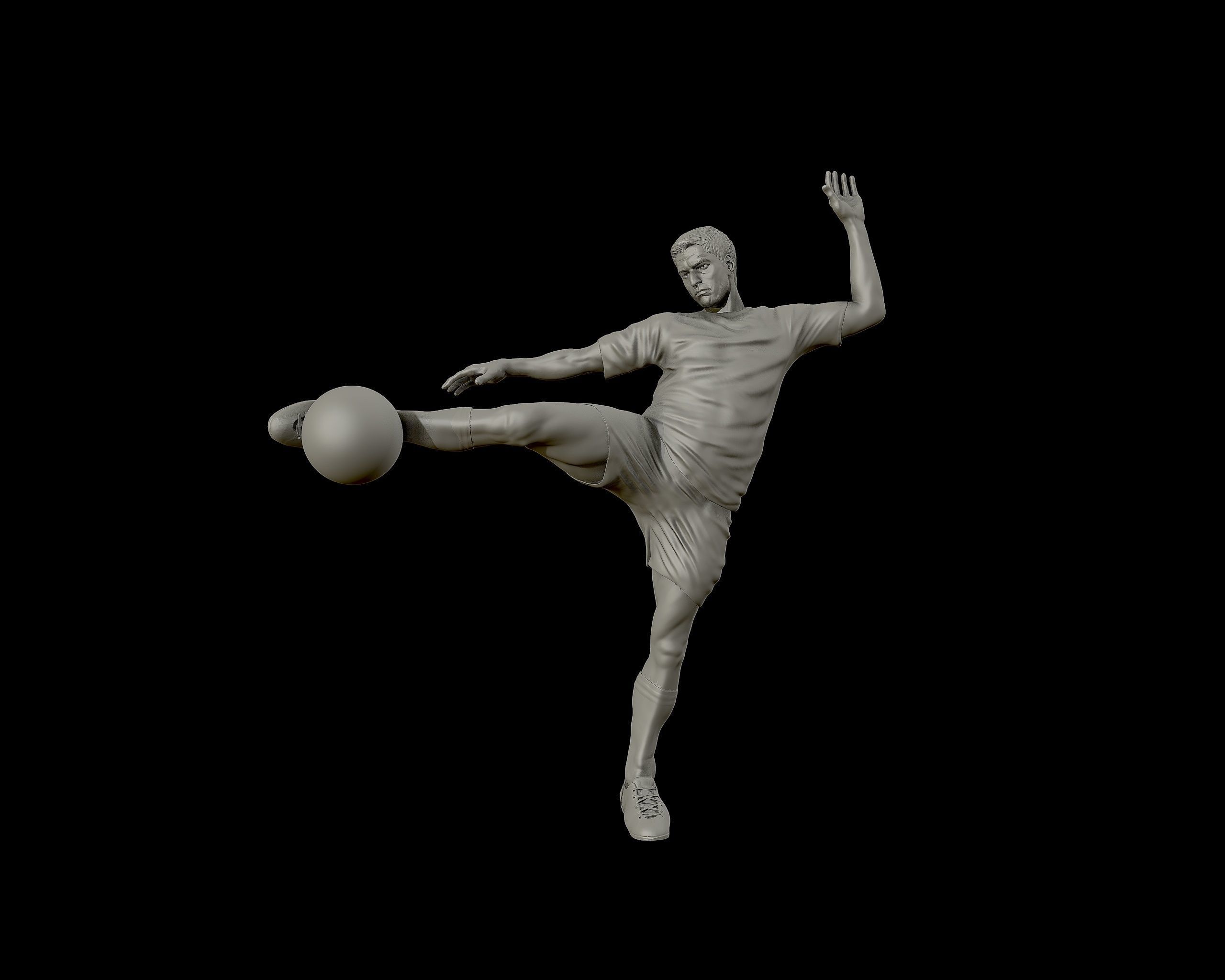 Luis Suarez 3D Model for 3D printing 3D print model_8