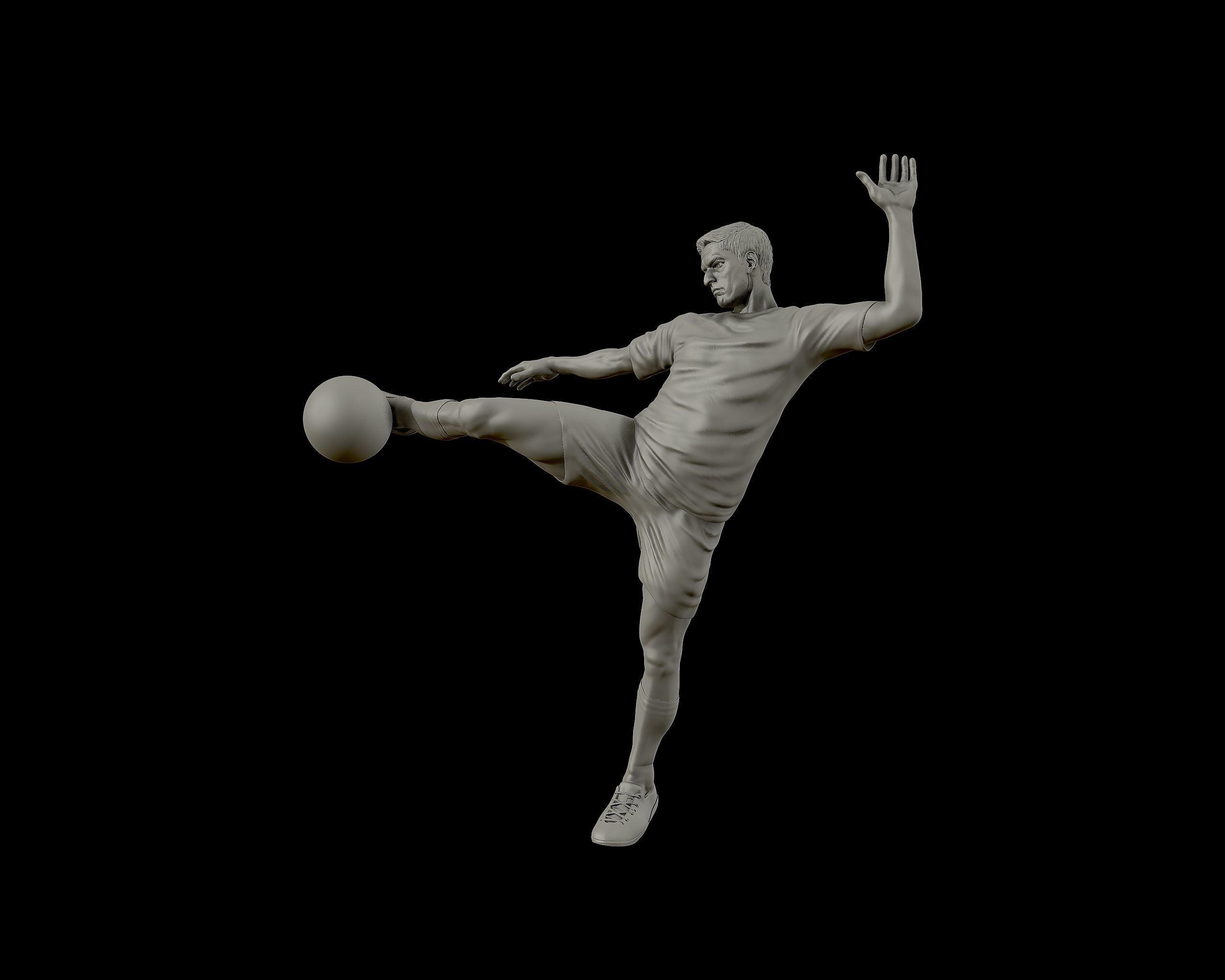 Luis Suarez 3D Model for 3D printing 3D print model_10