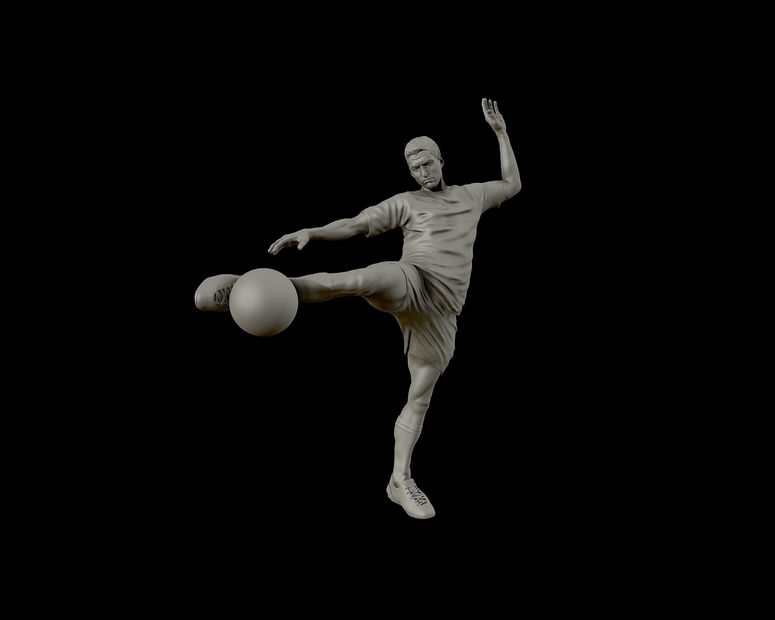 Luis Suarez 3D Model for 3D printing 3D print model_23