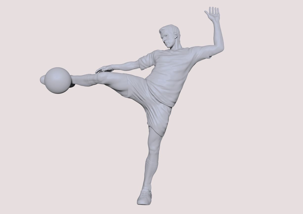 Luis Suarez 3D Model for 3D printing 3D print model_3