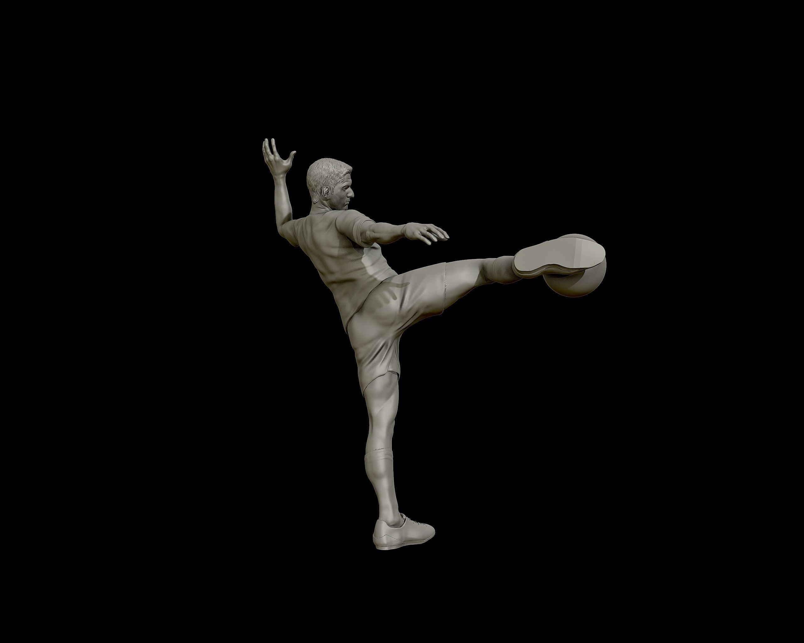 Luis Suarez 3D Model for 3D printing 3D print model_19