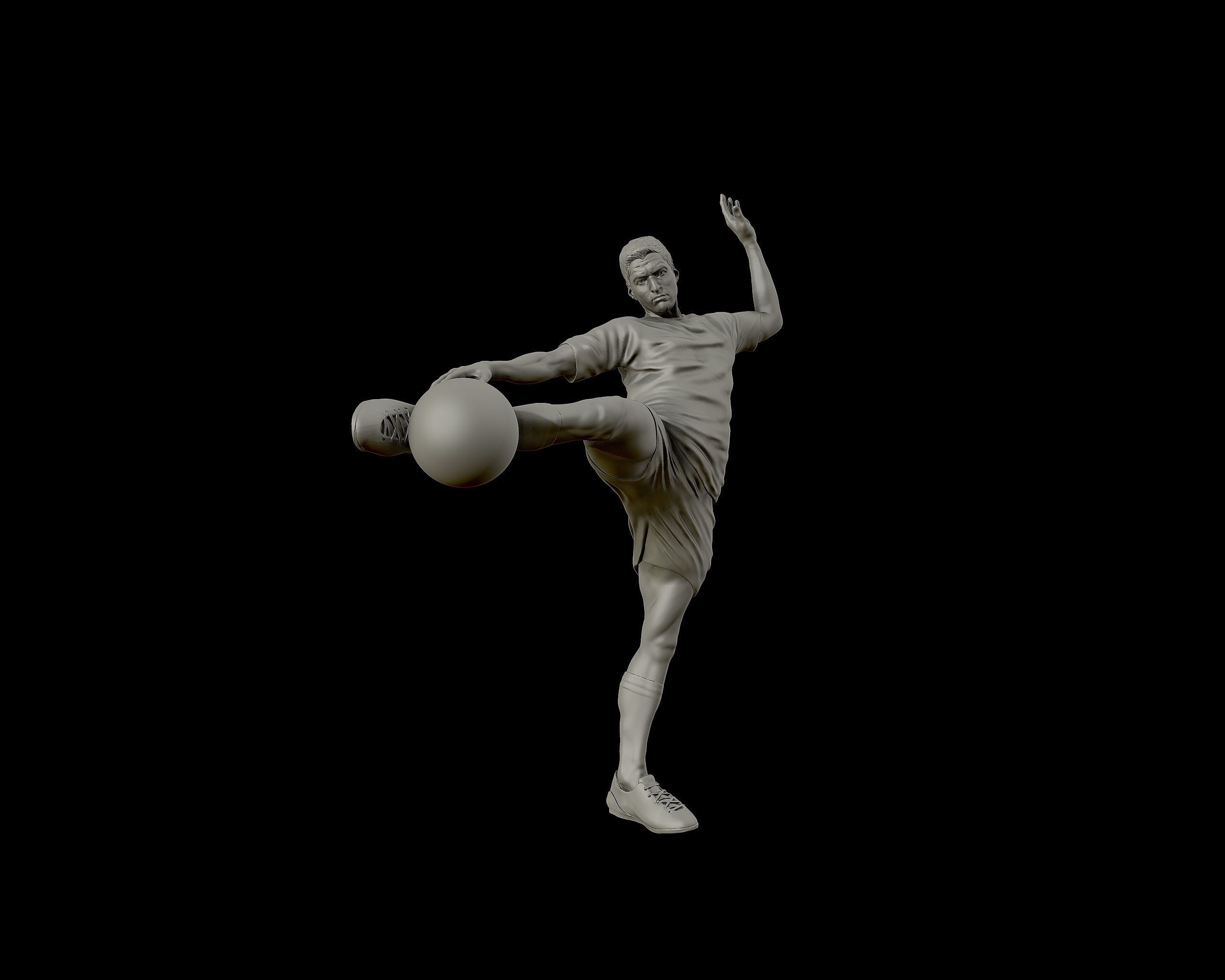 Luis Suarez 3D Model for 3D printing 3D print model_22