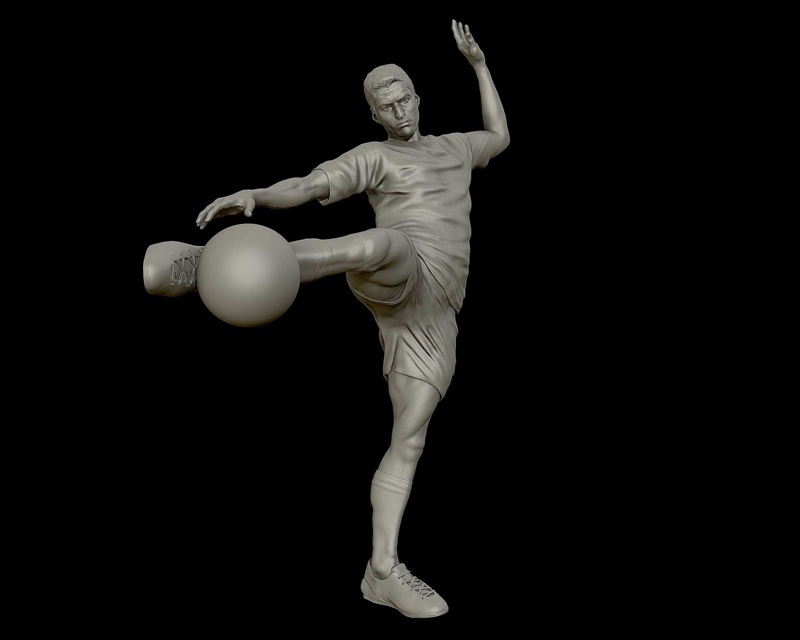 Luis Suarez 3D Model for 3D printing 3D print model_7