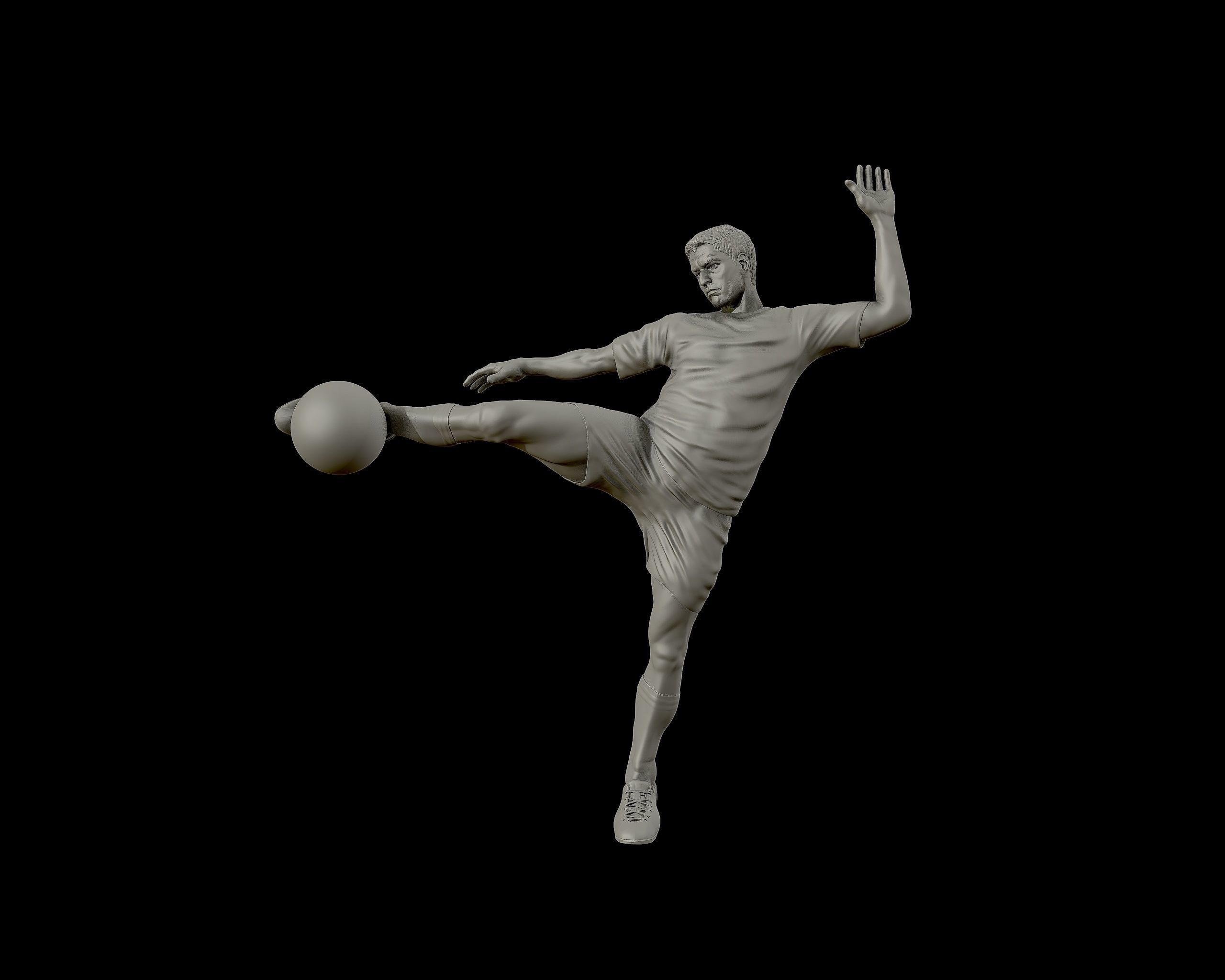 Luis Suarez 3D Model for 3D printing 3D print model_9
