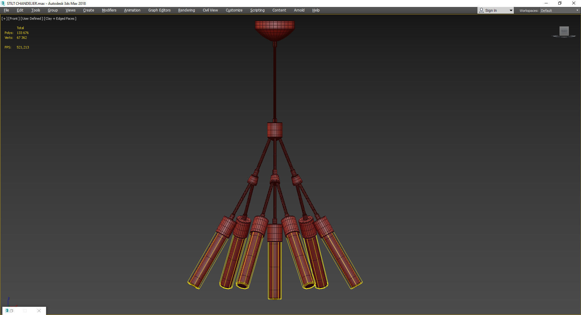 STILT CHANDELIER 3D model_2