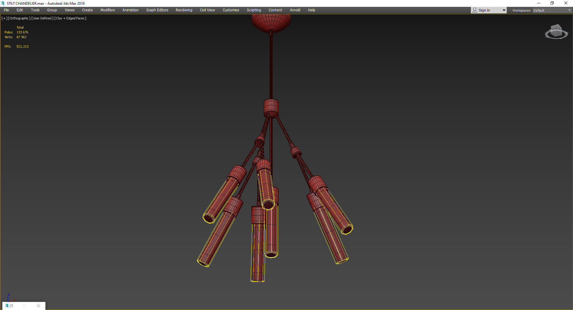 STILT CHANDELIER 3D model_3