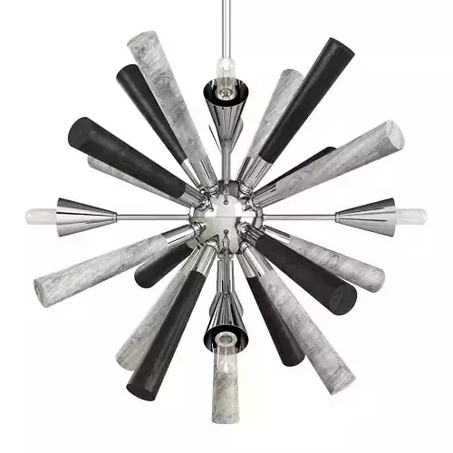 SOLARA CHANDELIER Low-poly 3D model