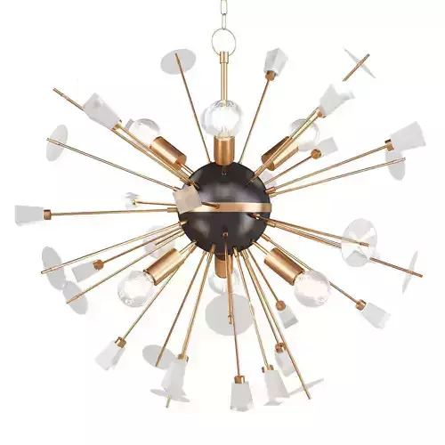 LIBERTY CHANDELIER Low-poly 3D model