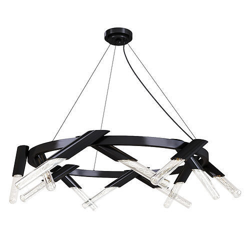 LUCIOLE CHANDELIER Low-poly 3D model
