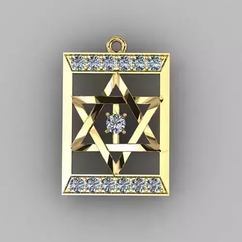 pendant star of david 