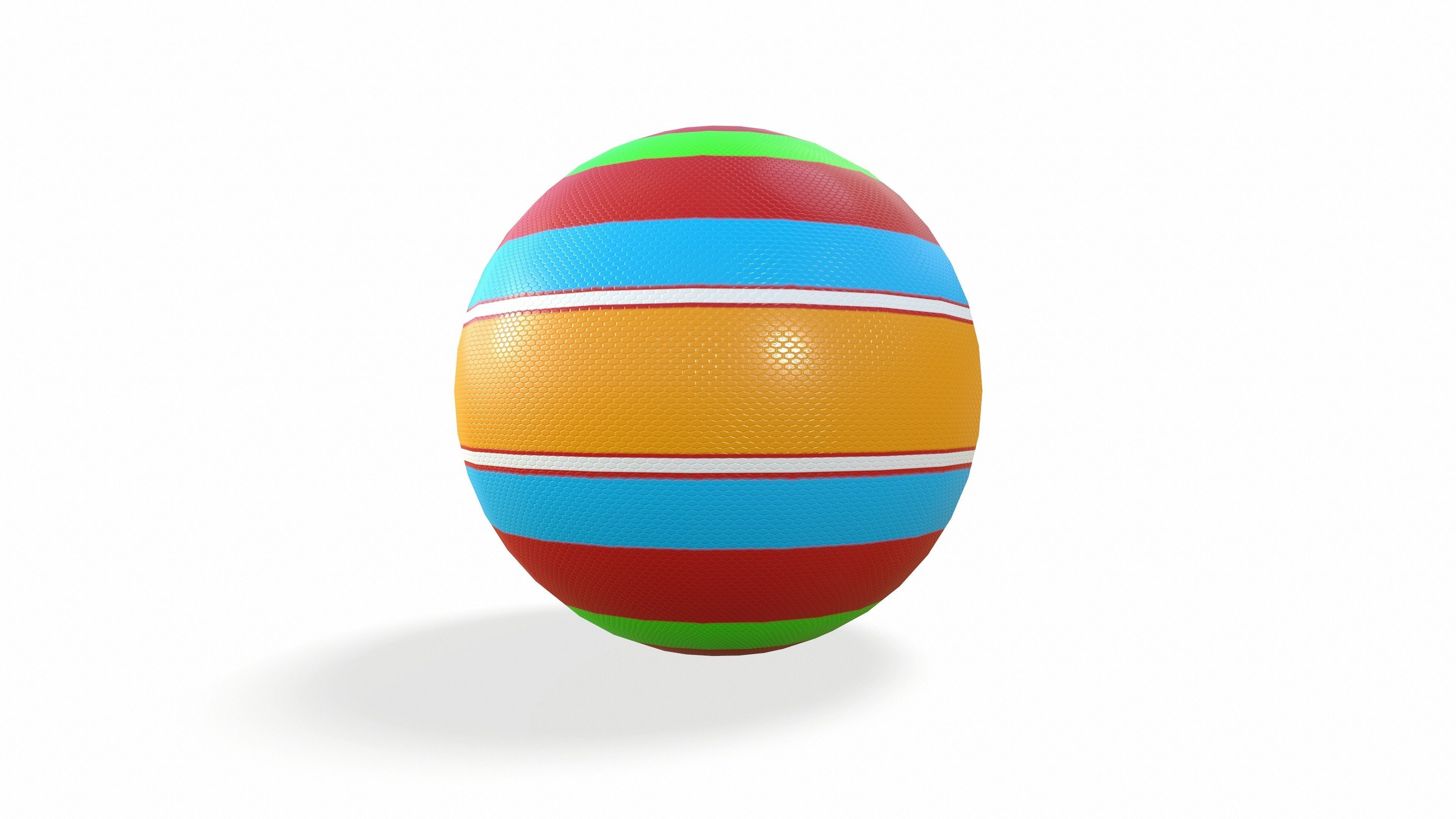 A set of simple toys for children 3D model_8