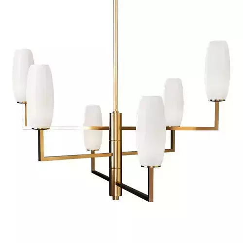 JUNE CHANDELIER Low-poly 3D model