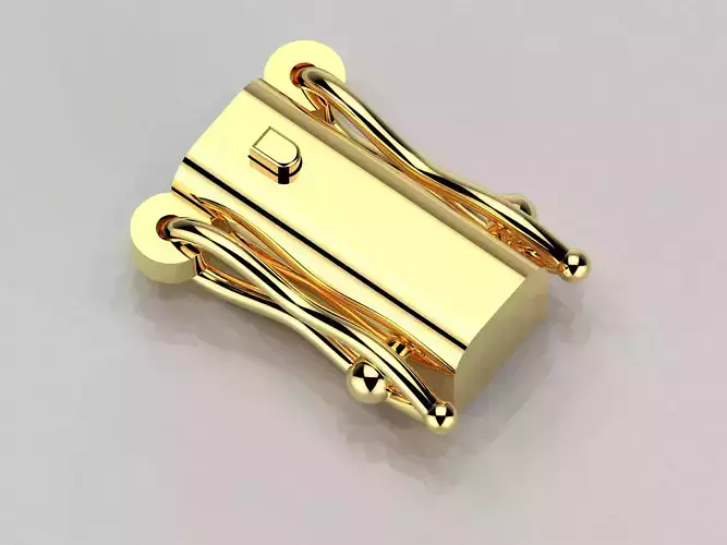 open box clasp 3D print model 3D print model