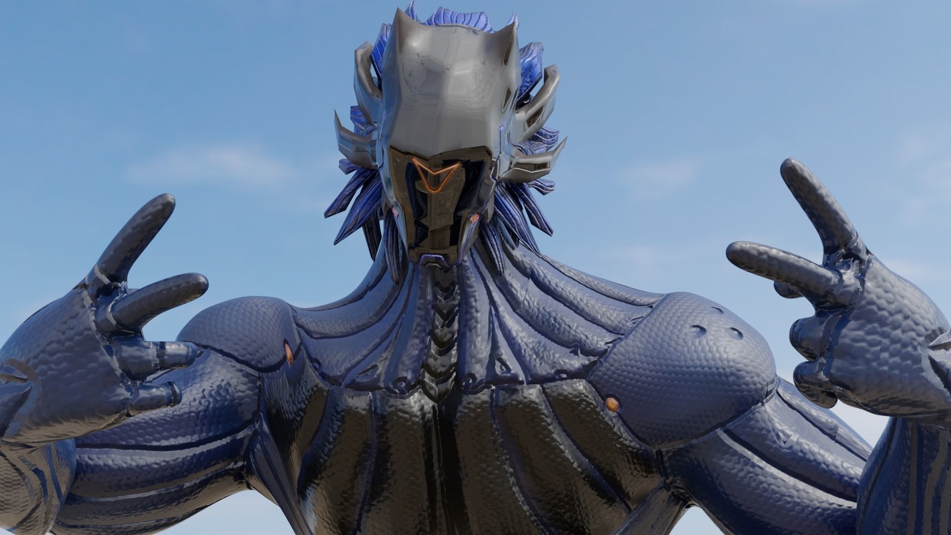 Low Poly - Cyborg Zodiac Theme - Leo Low-poly 3D model_30