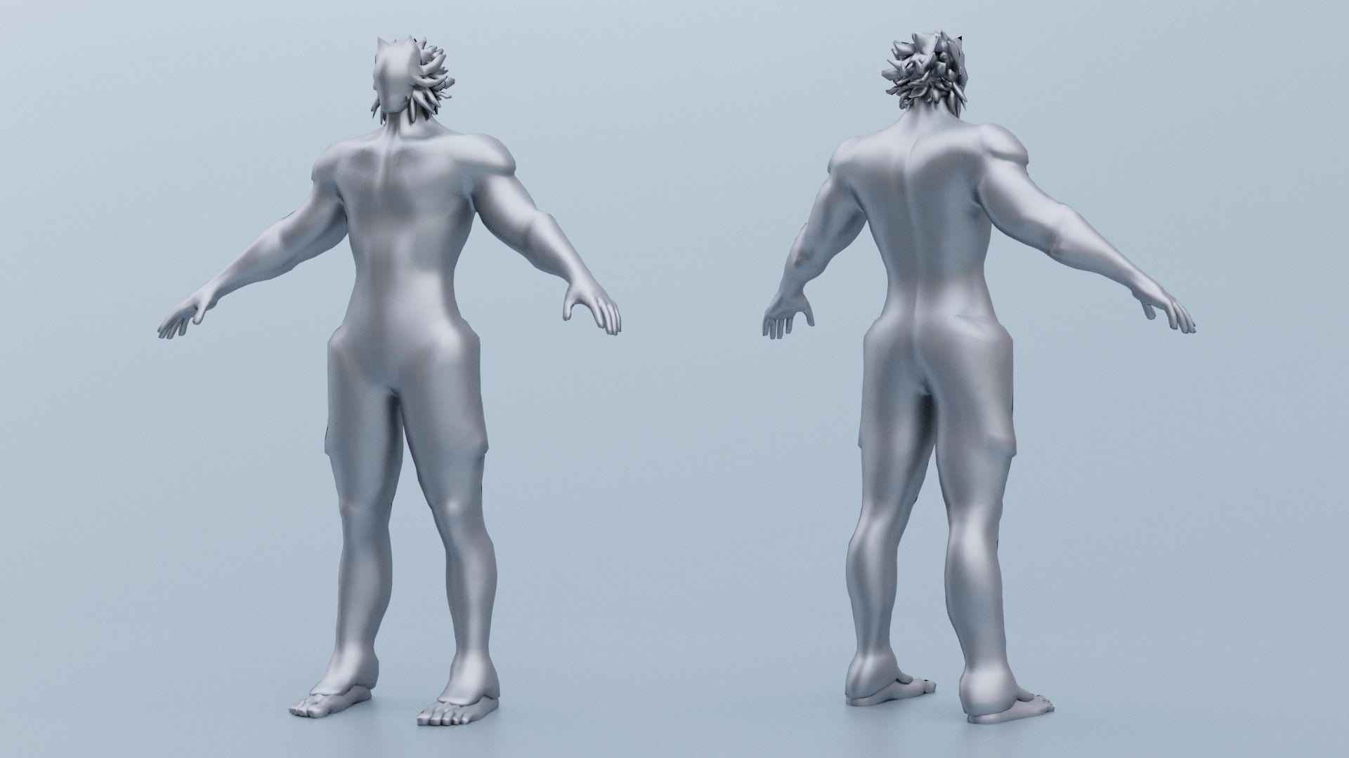 Low Poly - Cyborg Zodiac Theme - Leo Low-poly 3D model_24