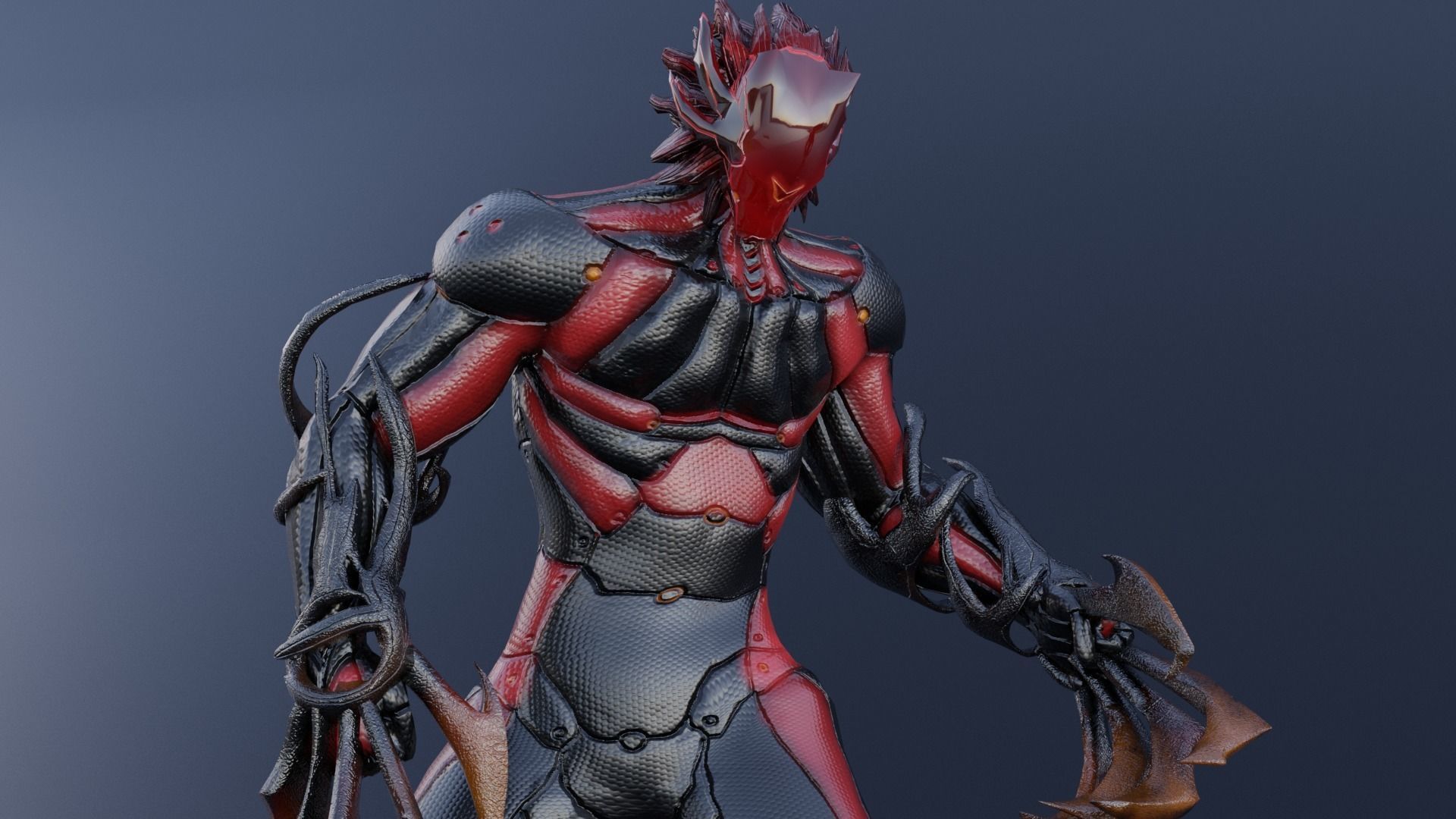 Low Poly - Cyborg Zodiac Theme - Leo Low-poly 3D model_12