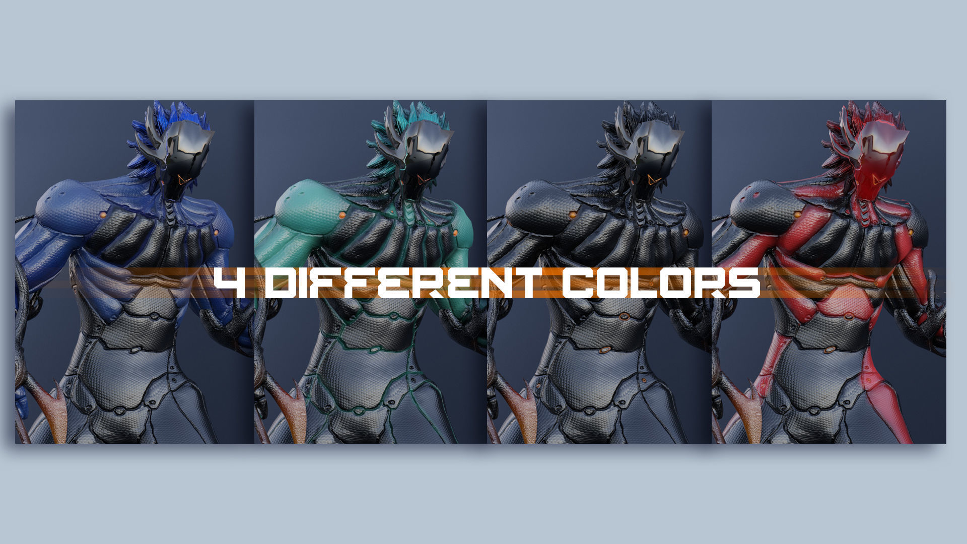 Low Poly - Cyborg Zodiac Theme - Leo Low-poly 3D model_8