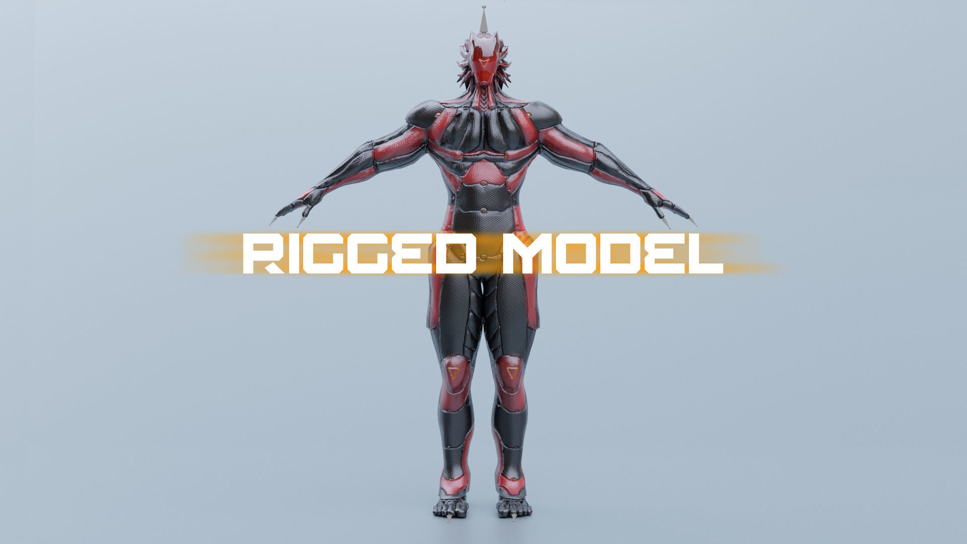 Low Poly - Cyborg Zodiac Theme - Leo Low-poly 3D model_21