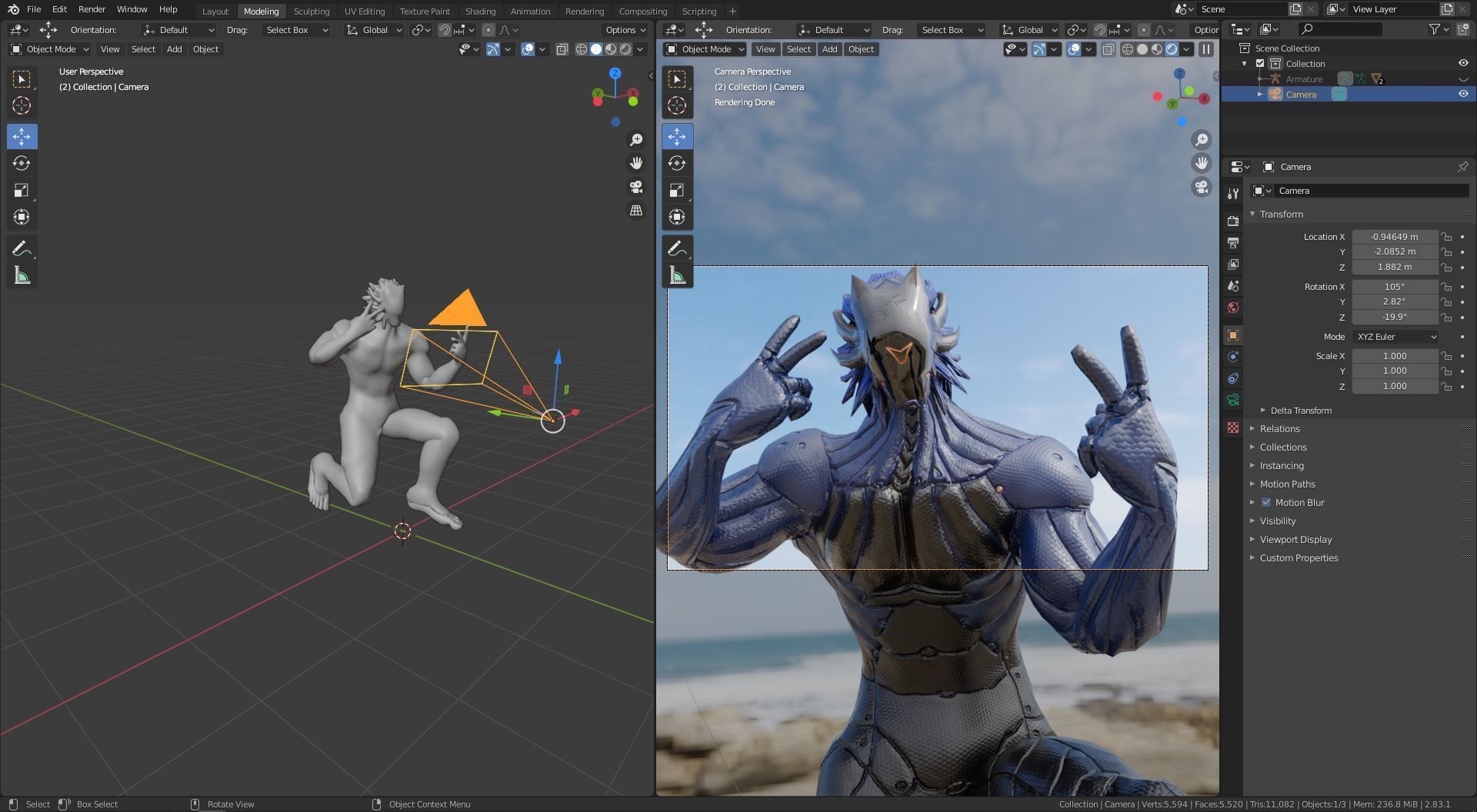 Low Poly - Cyborg Zodiac Theme - Leo Low-poly 3D model_29
