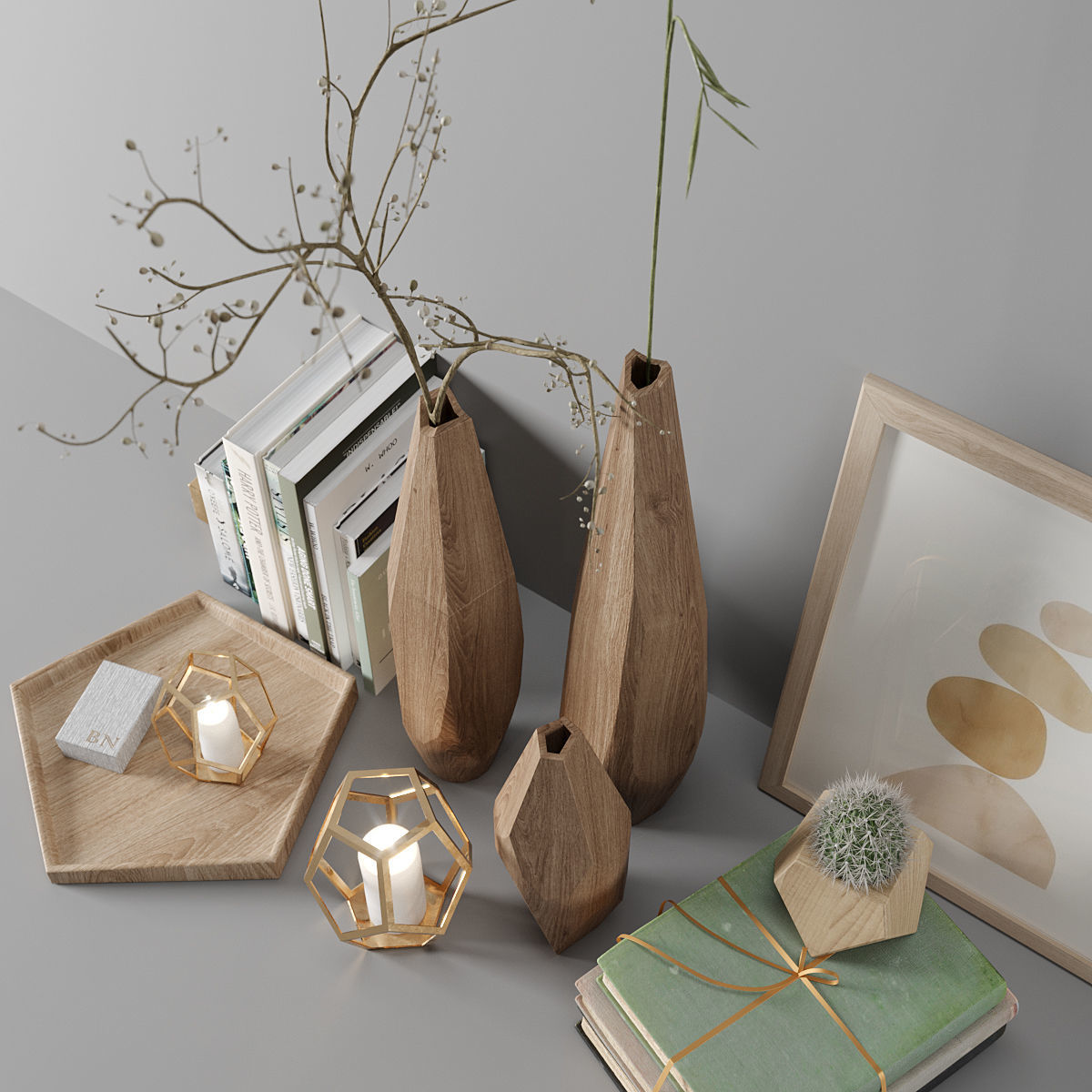 BN Decorative Set 002 3D model_3