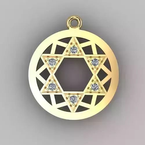 pendant star of david