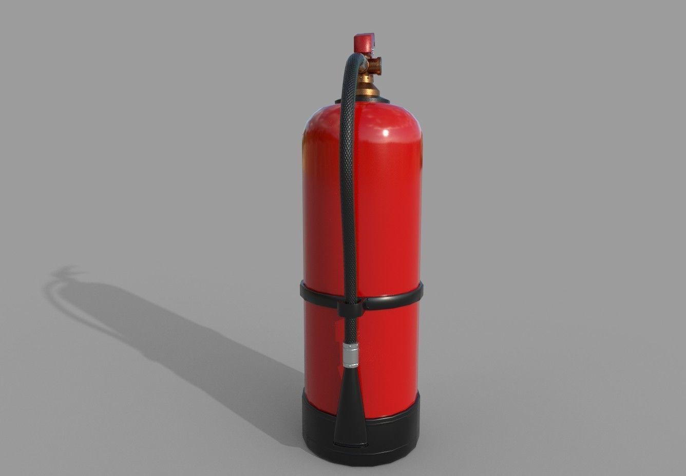 Fire Extinguisher Low-poly 3D model_3