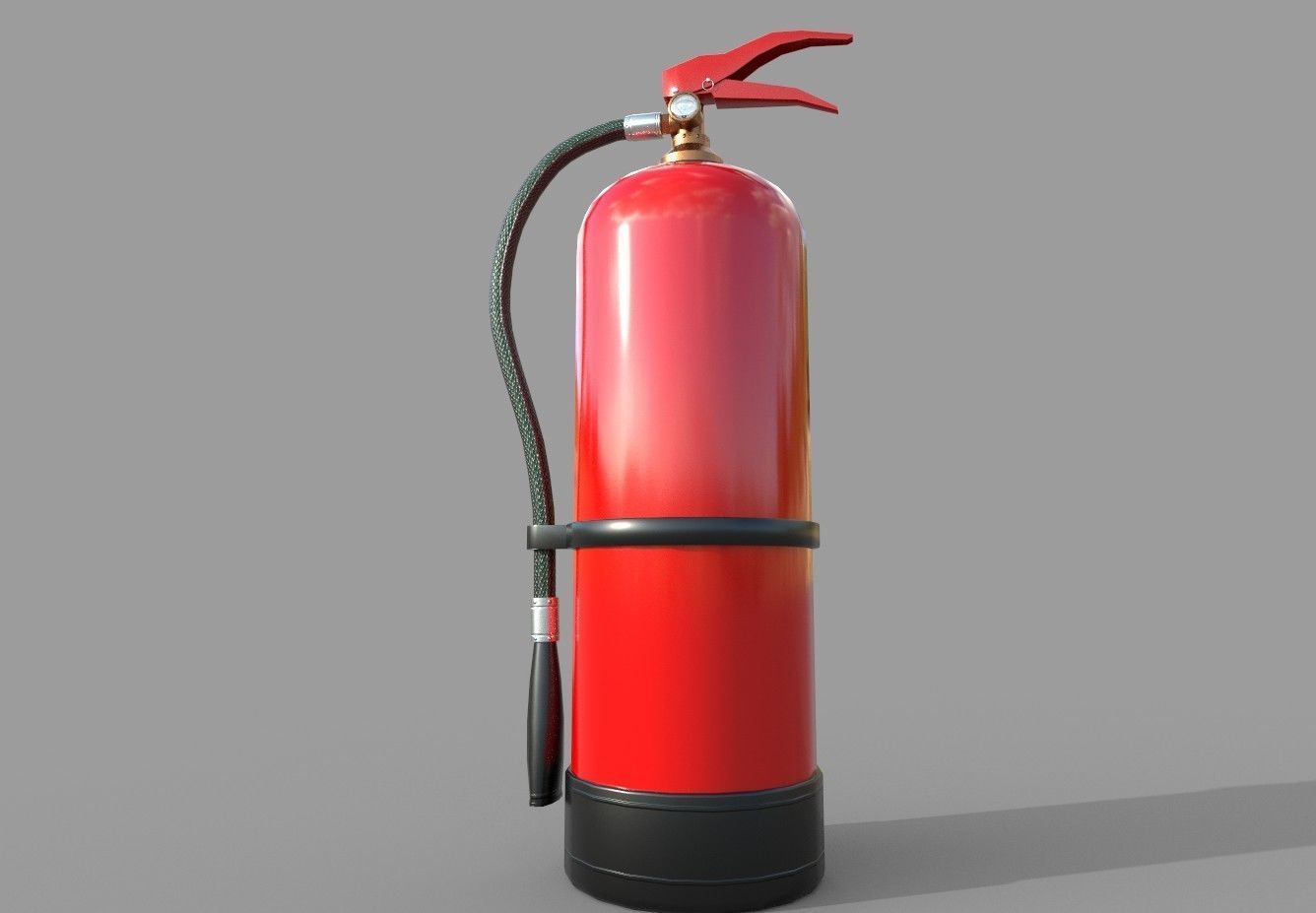 Fire Extinguisher Low-poly 3D model_8
