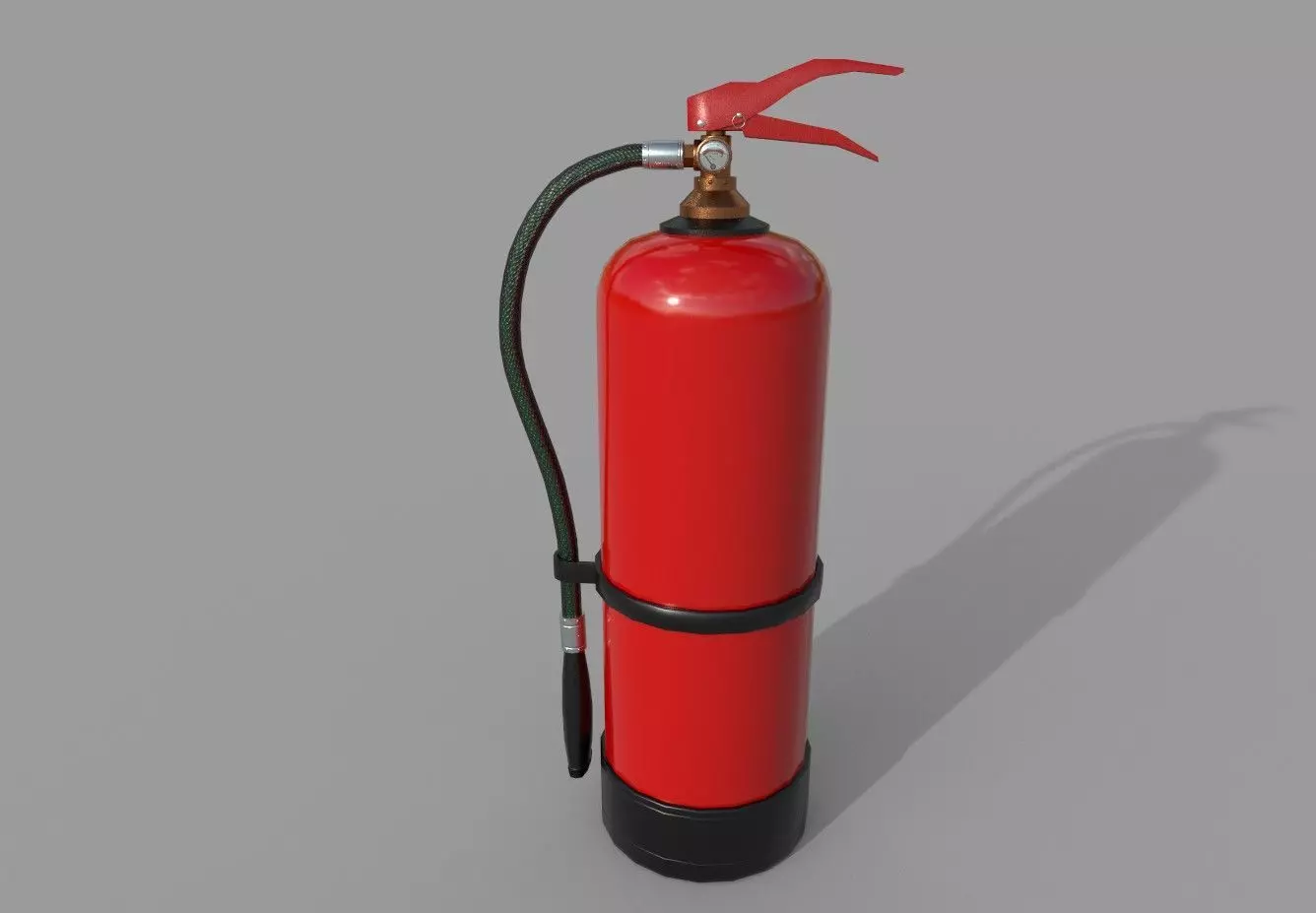 Fire Extinguisher Low-poly 3D model_0