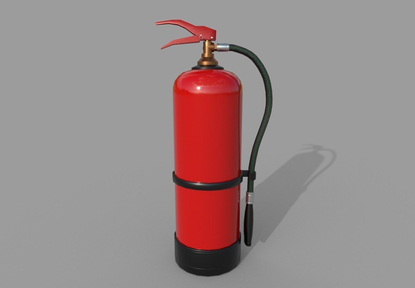 Fire Extinguisher Low-poly 3D model_2