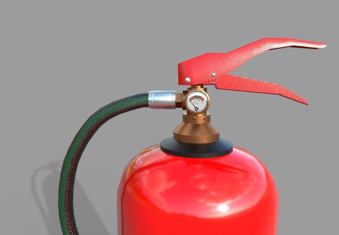 Fire Extinguisher Low-poly 3D model_5
