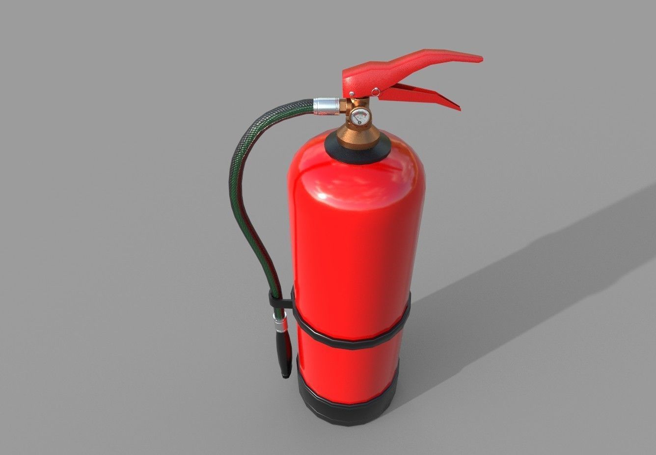 Fire Extinguisher Low-poly 3D model_7