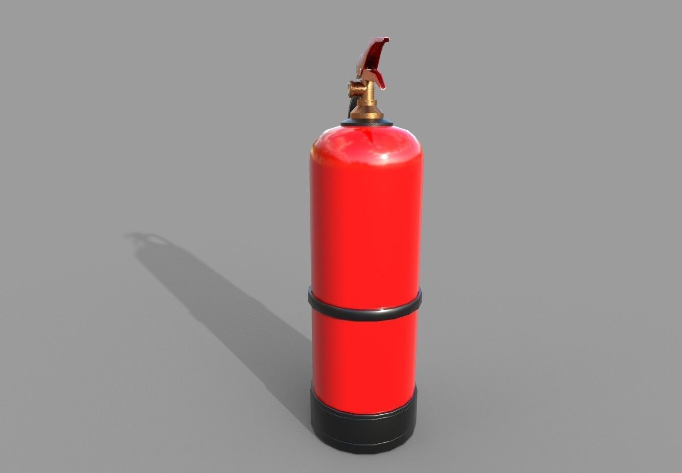 Fire Extinguisher Low-poly 3D model_4