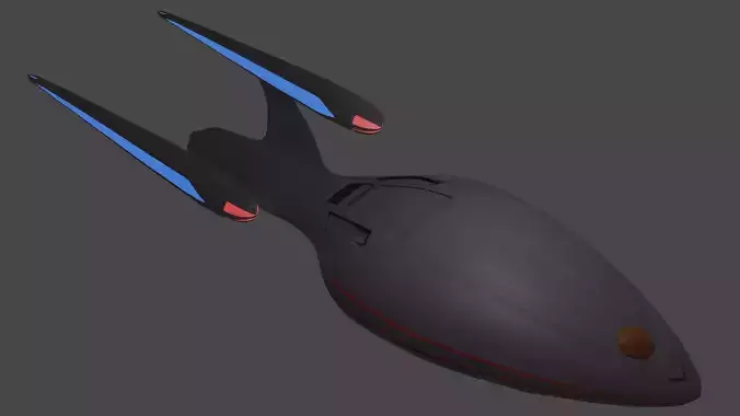 Starship star trek spacecraft