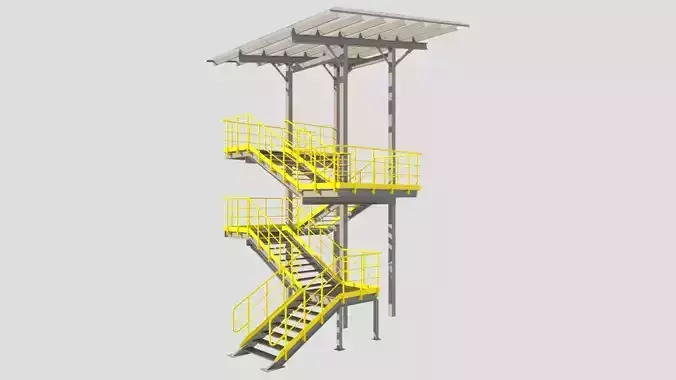 industrial staircase