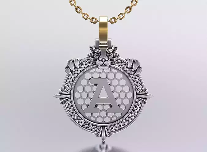 Letters Pendants 3D print model