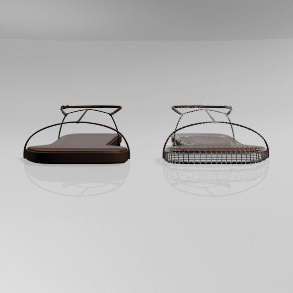 Square-Toe T-Strap Flat Sandals 01 3D model_21
